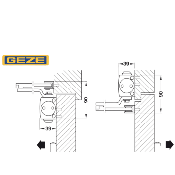 GEZE TS 1500 Hidrolik Kapı Kapatıcısı