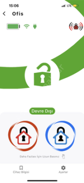 Desi Midline Smart Akıllı Alarm Sistemi (Wifi-Bluetooth-Uygulama ile Kullanım)