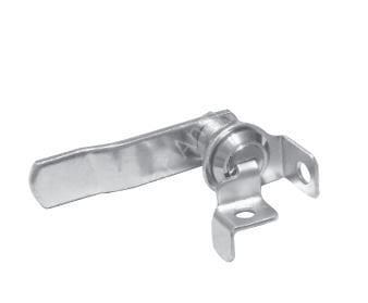 Asma Mandallı Çelik Dolap Kilidi 50 Adet - eğri mandal