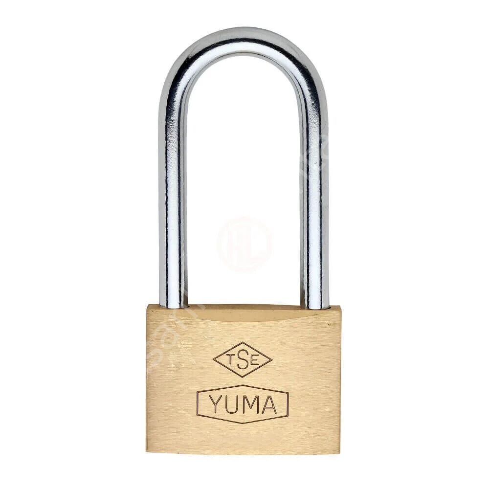 Tek Anahtarlı Yuma Uzun Asma Kilitler Pass Sistem 32mm - 12 Adet