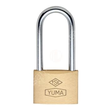 Tek Anahtarlı Yuma Uzun Asma Kilitler Pass Sistem 32mm - 12 Adet