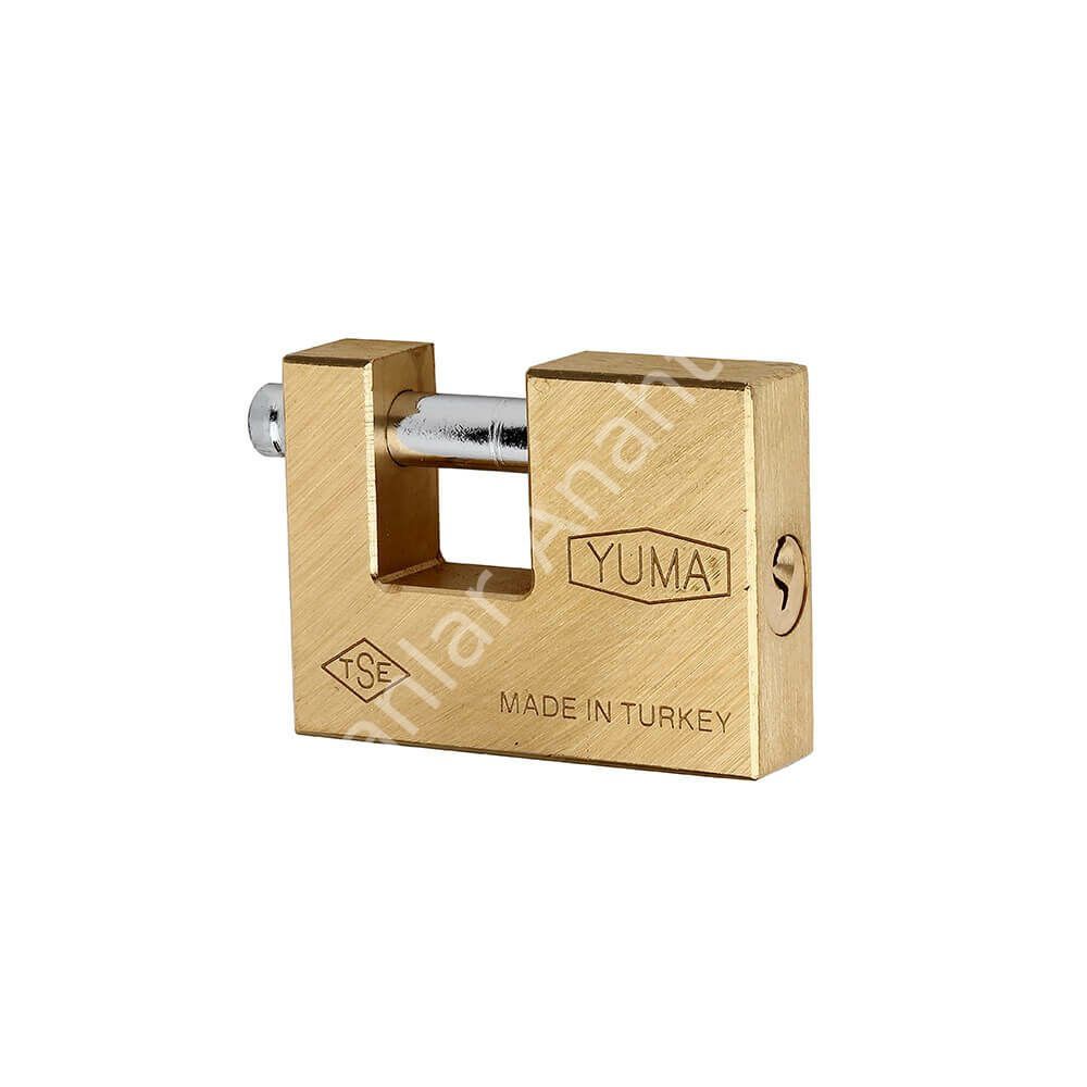 Yuma Kayar Milli Pirinç Asma Kilit (Manuel)