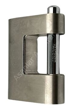 Tricycle Kayar Milli Çelik Asma Kilit 80mm bilyalı anahtarlı - 12 Adet