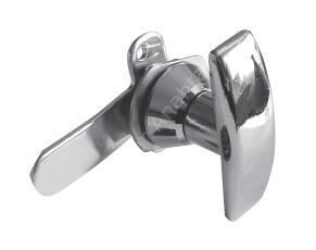 120AH35 Çelik Dolap Kollu Kilit Krom (Anahtarsız) 35mm