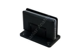 Paraduş Menteşe Duvardan Cama Bağlantı (Merkez Kenar) Tek Kulak ( 1 Koli ) siyah - 24 Adet