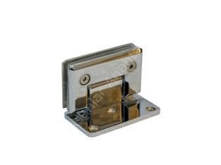 Paraduş Menteşe Duvardan Cama Bağlantı (Merkez Kenar) Tek Kulak ( 1 Koli ) Krom - 24 Adet