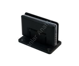 Paraduş Sabit Menteşe Duvardan Cama Bağlantı  ( 1 Koli ) siyah - 24 Adet