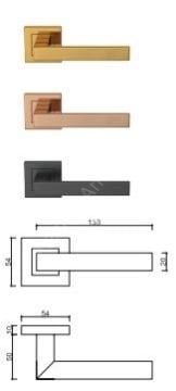 Paslanmaz Krom Kapı Kolu Seri 9