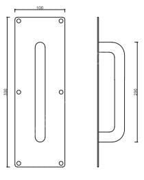 Saten Kapı Çekme Kolu
