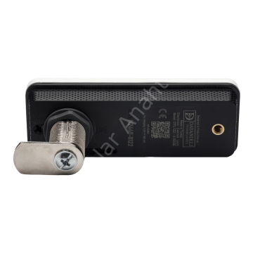 DTL122 Şifreli Tuşlu Soyunma Dolabı Ve Çekmece Kabin Kilidi Şarjlı Beyaz (Yatay)