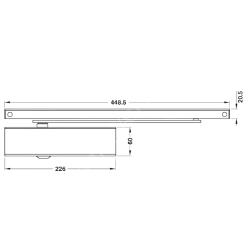 GEZE TS 3000 Hidrolik Kapı Kapatıcısı Siyah