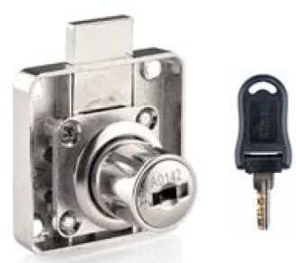 Kare Çekmece Kilidi - Zamak 12 Adet