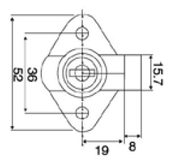 Oval Çekmece Kilidi