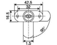 Mandallı Çift Kapak Kilidi 12 Adet