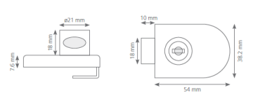 Cam Kilidi Tekli (Oval Tip)