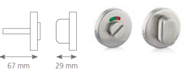 Paslanmaz Kapı Kolu Rozeti
