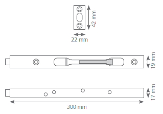Paslanmaz Gömme Sürgü