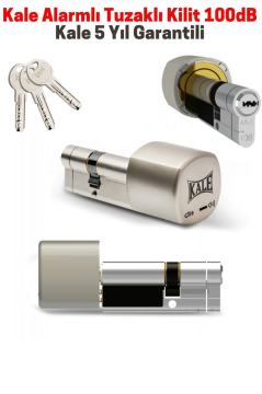 Kale Alarmlı Tuzaklı Barel Mandallı Silindir 164 Asyn Pili Değişebilir 76 mm