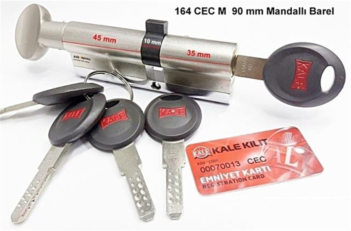 Kale 164 cec m Yüksek Güvenlikli Silindir 90 mm